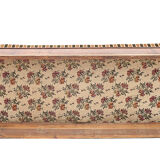 Vintage Récamier sofa in velvet, 1920