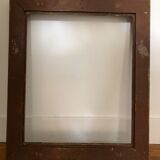 Old frame in gilded molded wood