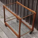 Scandinavian teak serving trolley