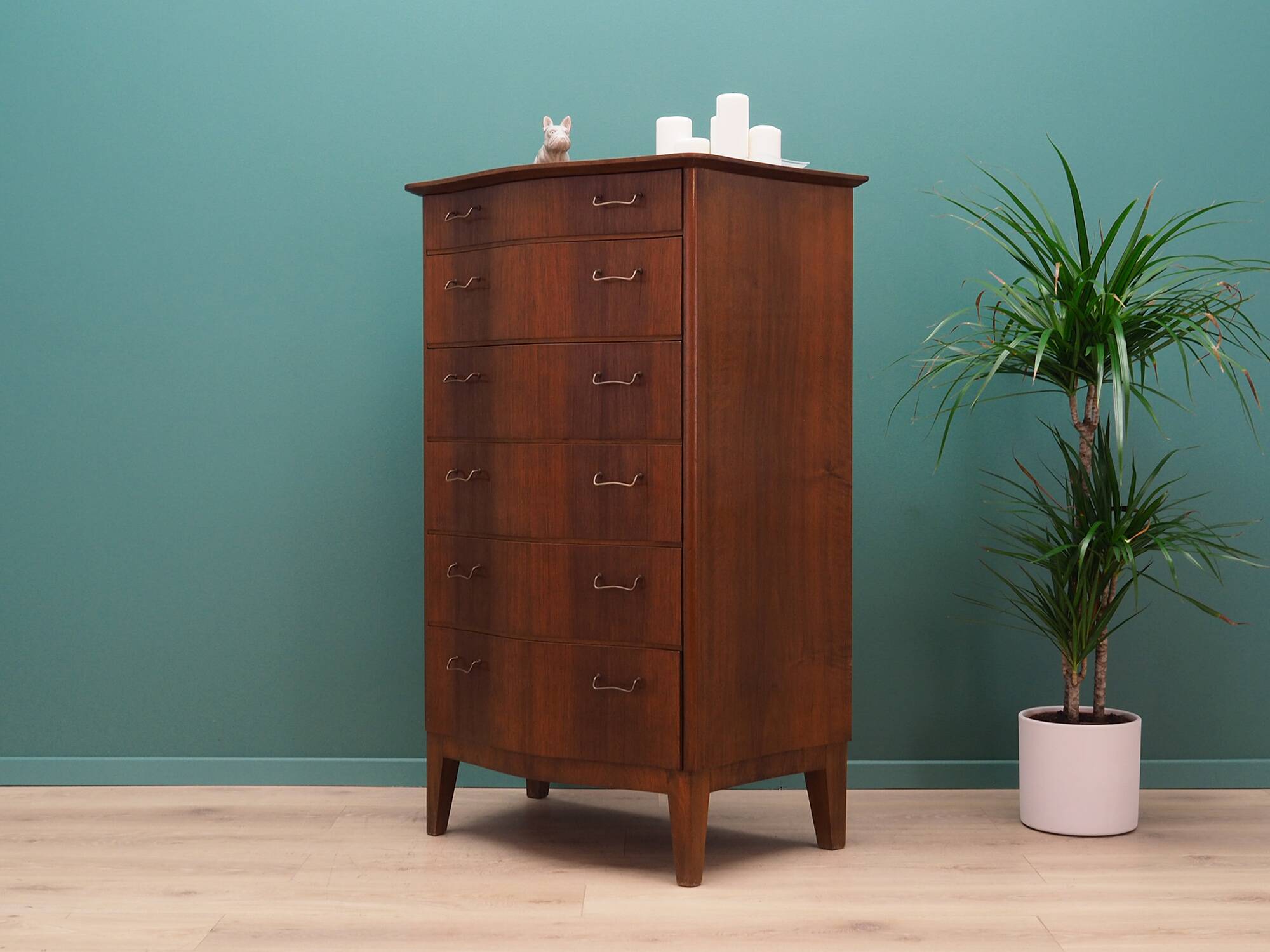 Mahogany chest of drawers, Danish design, 1960s, manufacturer: Øm Mobelfabrik