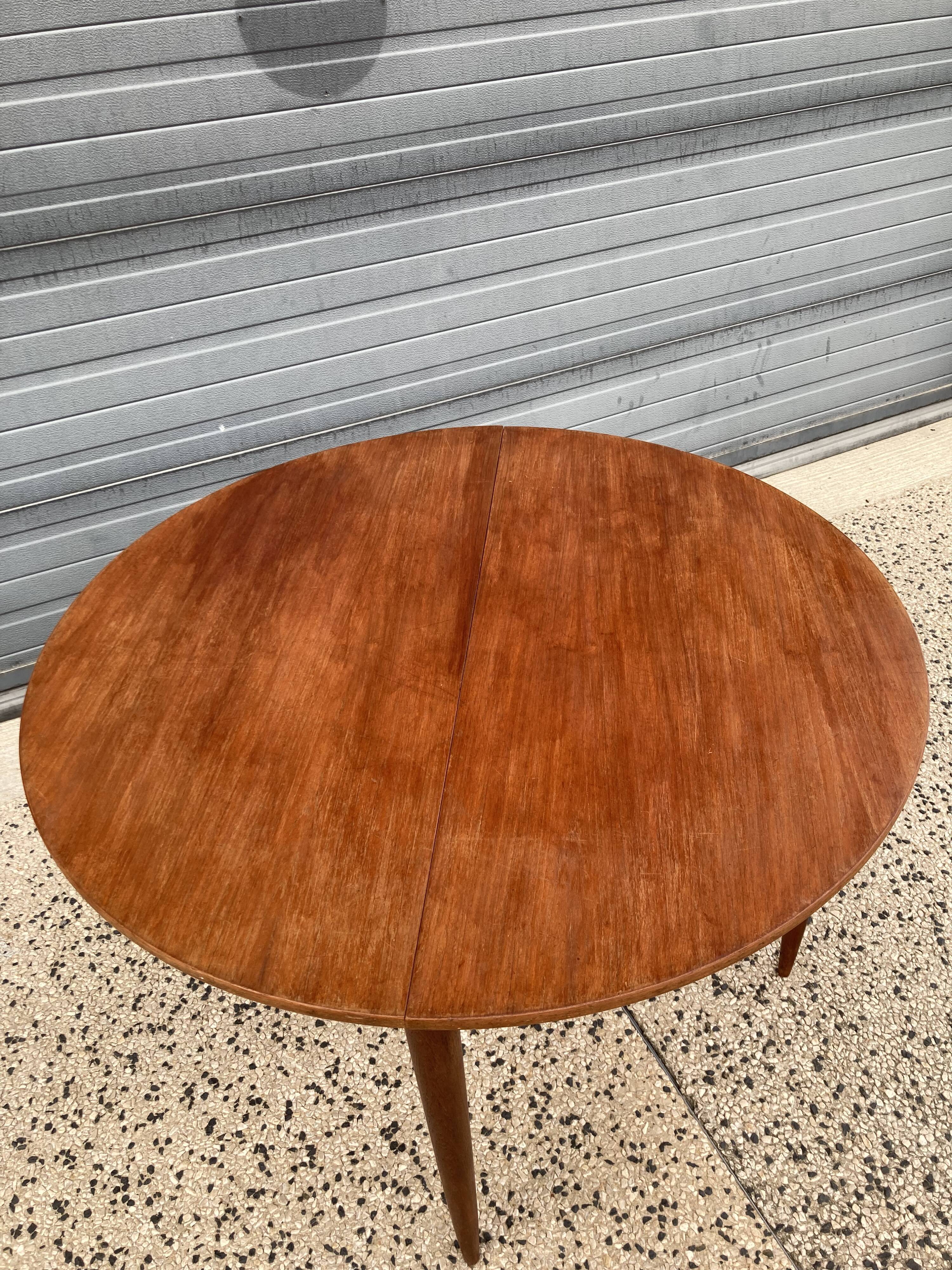 Scandinavian-style round table