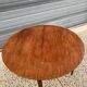 Scandinavian-style round table