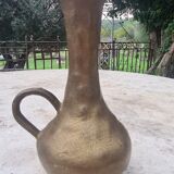 Massive brass vase