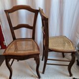 2 rattan chairs early twentieth century