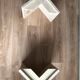 Travertine coffee table