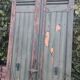 Pair of shutters oak parts with louvers 201,5x106cm
