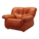 Lounge chair, Italian design, 1970s, manufacturer: PelleRossi