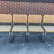 Set of 4 Cesca chairs model b32 in chrome made in italy by Marcel Breuer