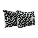 Matching Ikat Velvet Pillow Cover