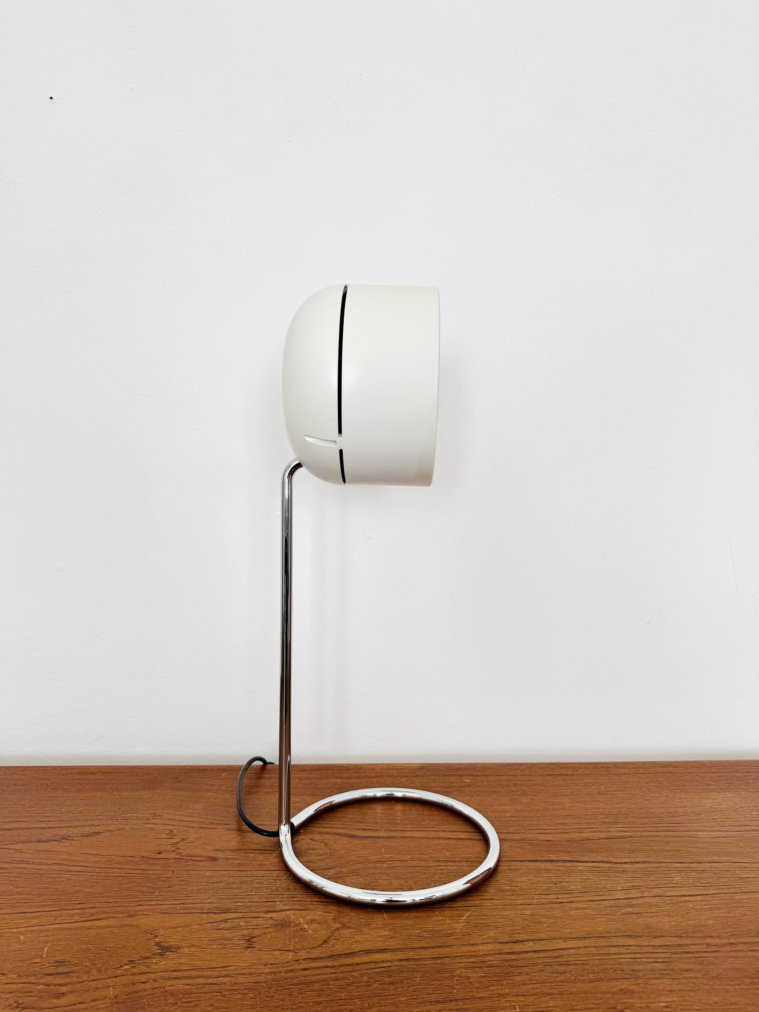 1 of 2 Adjustable Space Age Spot Table Lamps by Arnold Berges for Staff