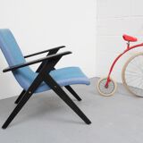 1950s armchair in blue