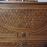 Louis XVI walnut bed