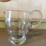 Art deco glass pitcher