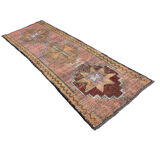 Vintage kurdish herki runner  290 x 95 cm