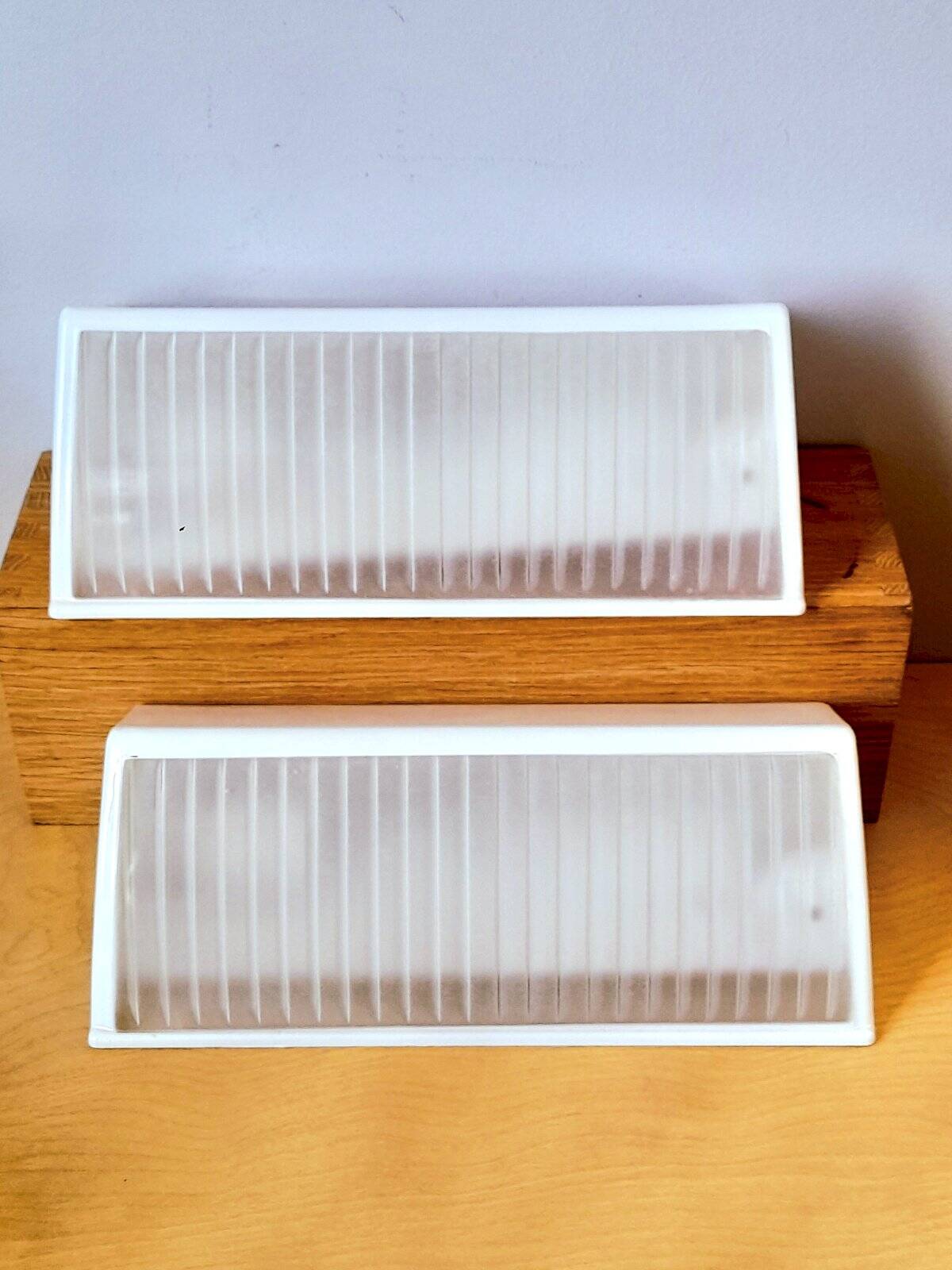 Pair of Holophane wall lights 1950