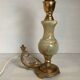 Onyx brass fish lamp Italy