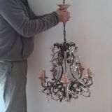 Chandelier with tassels