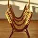 Handmade rattan magazine holder 1960