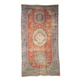 Antique Khotan rug Uyghur East Turkestan 1910