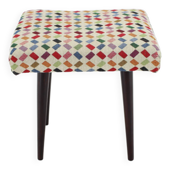 1960s Restored Beech Stool, Czechoslovakia