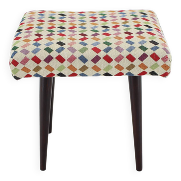 1960s Restored Beech Stool, Czechoslovakia