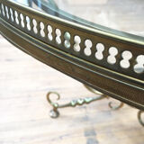 Brass coffee table by Petitot