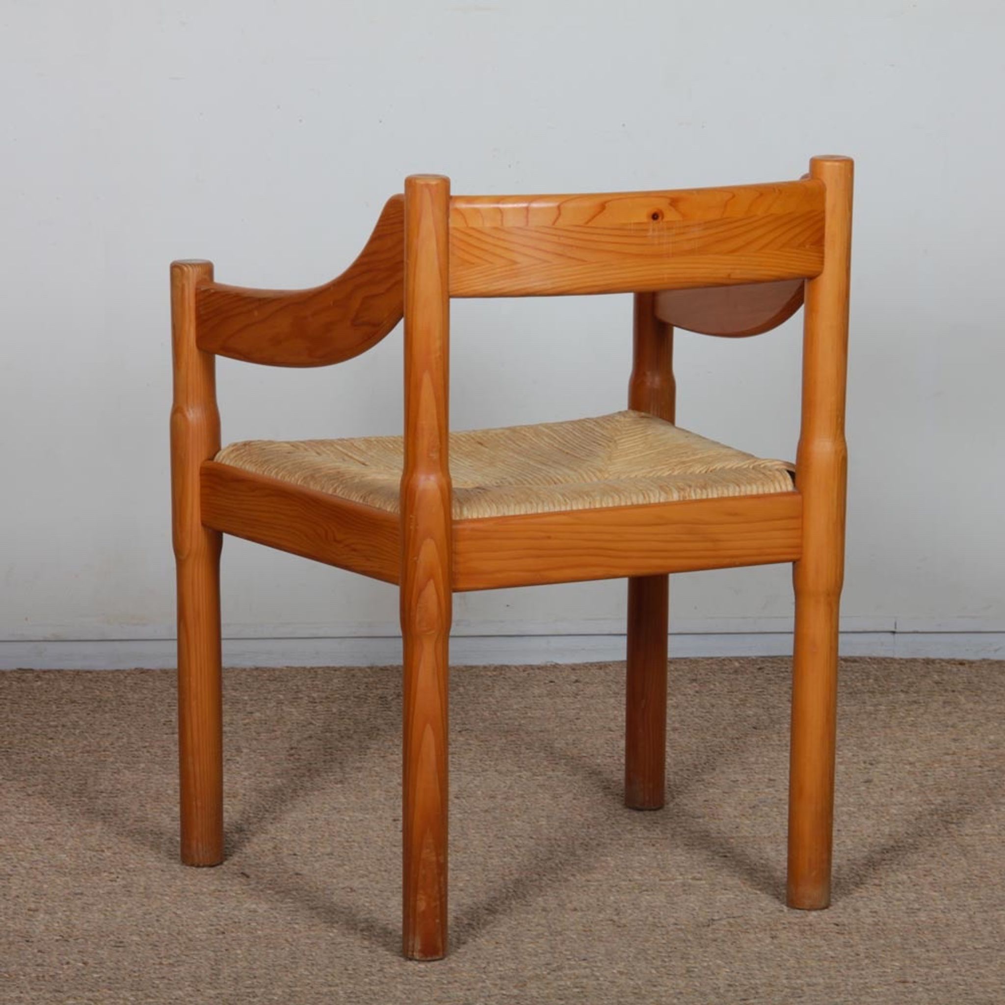Pair of Carimate armchairs by Vico Magistretti for Cassina, 1960