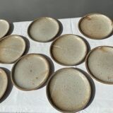 Lot of 10 large sandstone plates