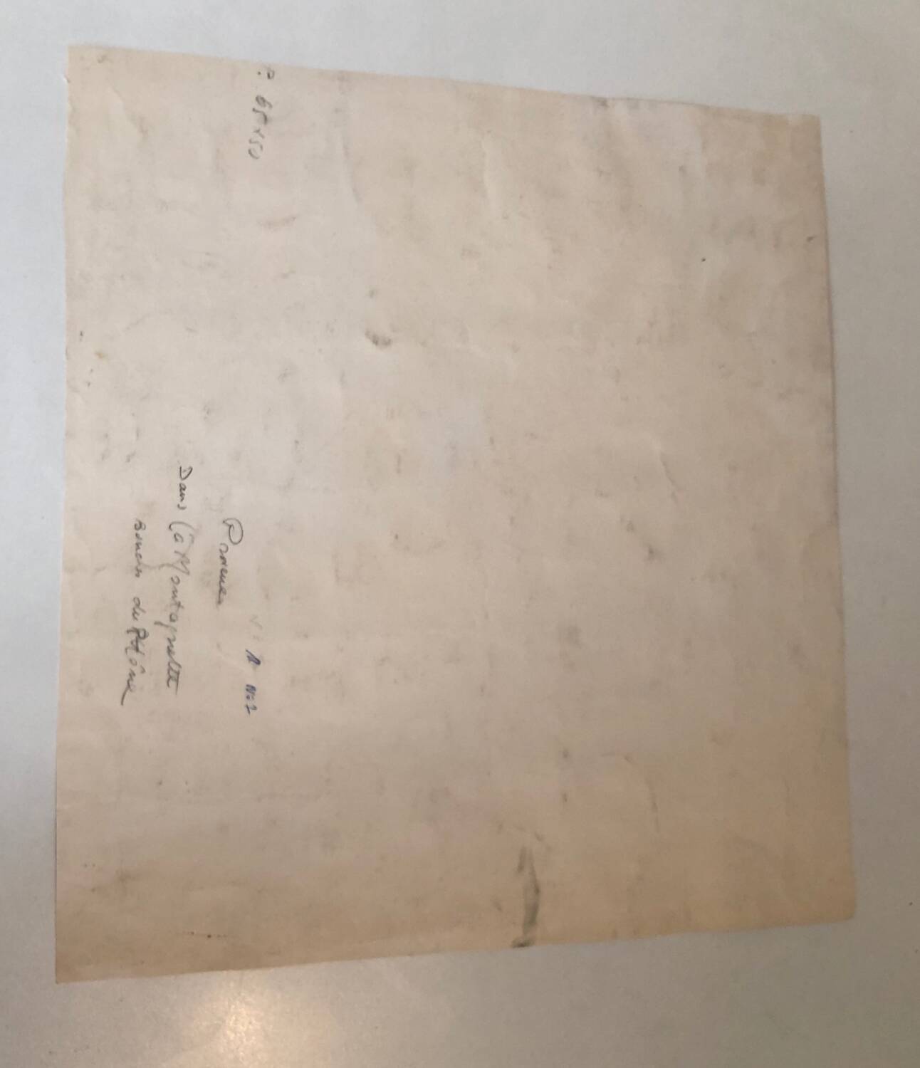 Gouache on paper by Raymond Vernet