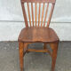 Vintage wooden bistro-style chair
