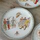 Assiettes à dessert parlantes Choisy-le-Roi