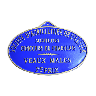 plate agricultural contest Mills calves males