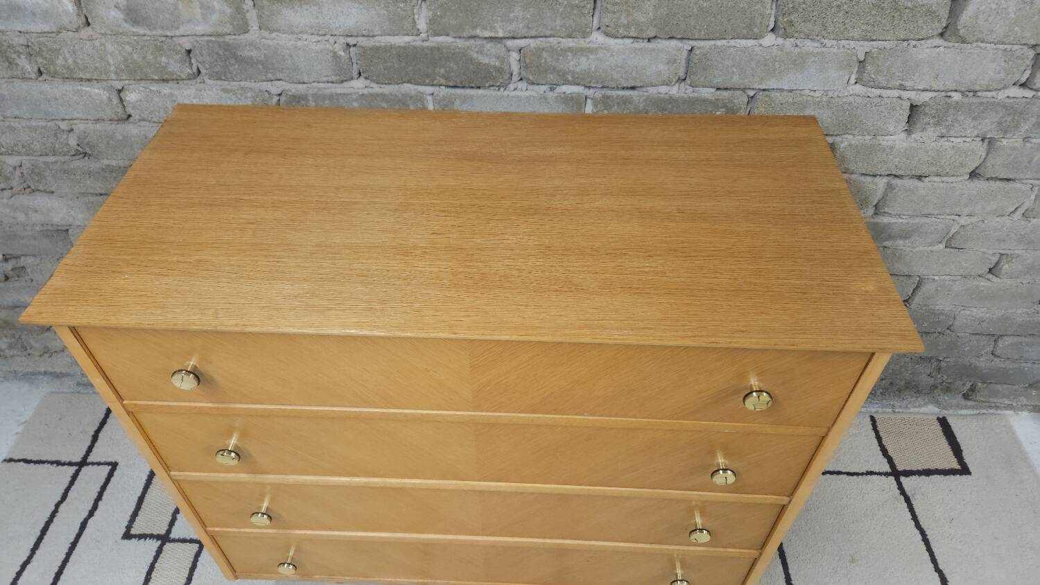 Commode 4 tiroirs année 1970 vintage