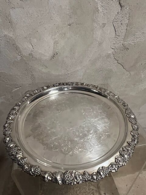 Large 1960 silver metal top