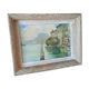 Old seaside painting