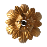 Golden flower sconce