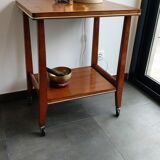 Desserte à roulette vintage
