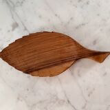 Petit plateau en bois exotique vintage
