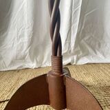 Handcrafted wrought iron floor lamp by Studio Pescatore