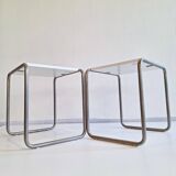 Paire de tables d'point Bauhaus B9 par Marcel Breuer pour Tecta