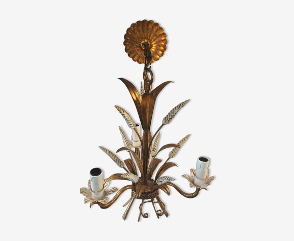 Lustre vintage, épi de blé de la maison Masca