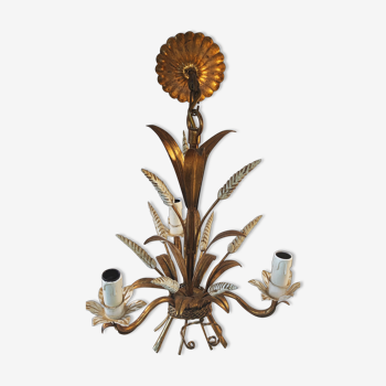 Vintage chandelier, wheat cob of the house Masca