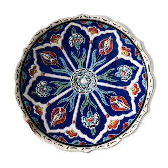 Turkish floral plate - kutahya 1998
