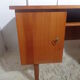 Scandinavian vintage office of the 60s light oak