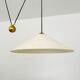 Large Adjustable Brass Pendant Lamp with Counterweight by Florian Schulz
