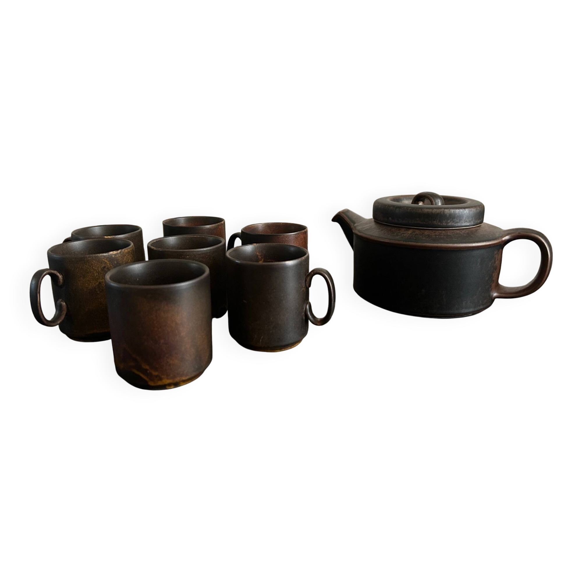 Ruska tea set by Ulla Procopé for Arabia