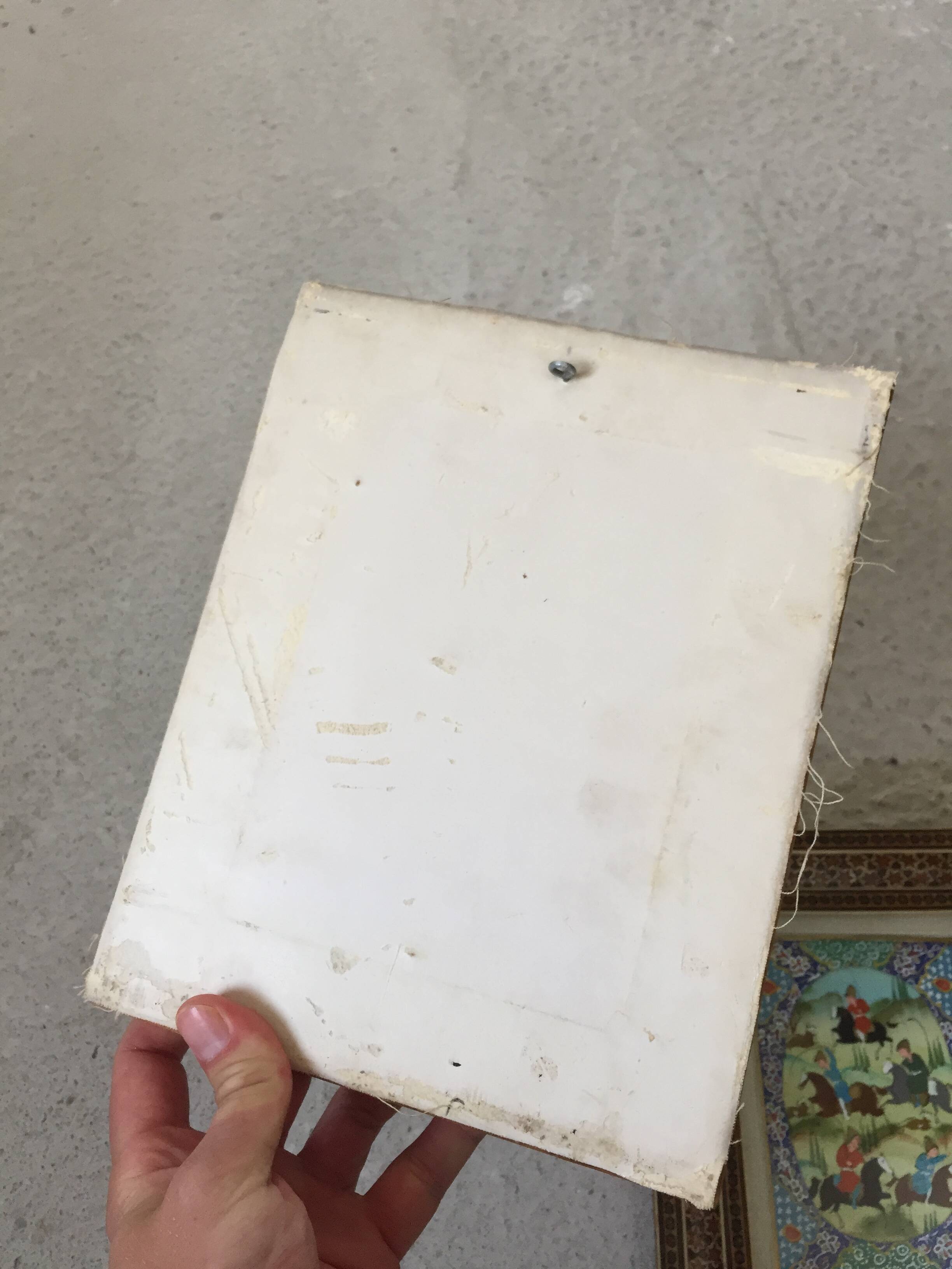 Pair of Persian Khatam paintings