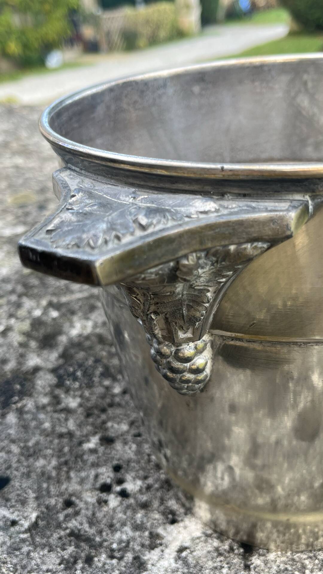De Venoge champagne bucket, antique art deco champagne cooler