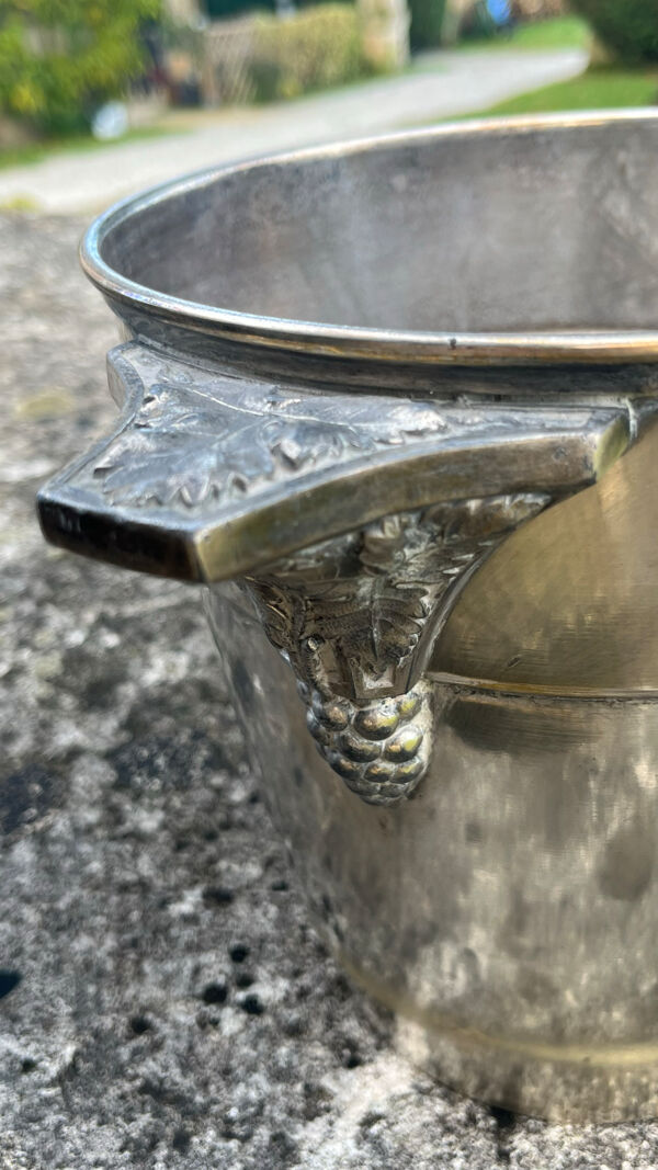 Seau à champagne De Venoge, refroidisseur à champagne antique art déco