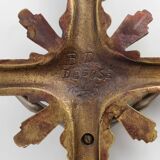 Copper Crucifix, Devotional Craftsmanship, Belgium ca. 1900